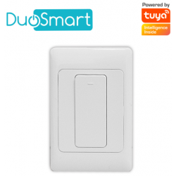SWITCH APAGADOR WIFI 2.4 GHZ DUOSMART A10  DE 1 UNIDAD COMPATIBLE CON ALEXA Y GOOGLE HOME CON TEMPORIZADORES COMPATIBLE CON ESCE